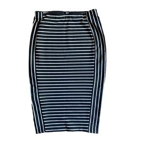 Apt 9 Y2K Black White Midi Pencil Skirt